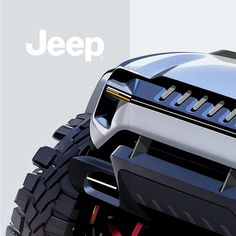 the jeep concept is shown in this image