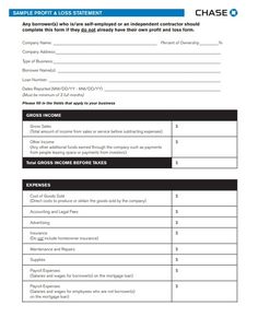 the sample form for an employee's statement