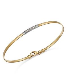 Alberto Amati 14K Yellow Gold Diamond Omega Link Bracelet Luxury Bracelet, Bracelet Online, Bracelet Jewelry, Link Bracelets, Gold Diamond, Gold Bracelet, Jewelry Accessories, Buy Online, In Store