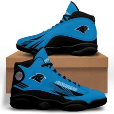 NFL Carolina Panthers Blue Black Air Jordan 13 Shoes, Best Gift For Men And Women Breathable Low-top Running Shoes For Sports, Blue Breathable Mesh Sneakers With Round Toe, Blue Sneakers With Breathable Mesh For Streetwear, Blue Breathable Mesh Sneakers For Streetwear, Blue Mesh Outdoor Running Shoes, Streetwear Blue Sneakers With Breathable Mesh, Blue Breathable Mesh Synthetic Sneakers, Blue Breathable Mesh Lace-up Sneakers, Blue Lace-up Sneakers With Breathable Mesh