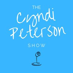 the crumpd peterson show logo on a blue background with an old microphone