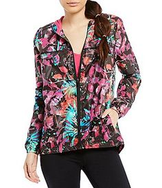 Nanette Lepore Play Active Printed Packable Windbreaker Women's Coats And Jackets, Nanette Lepore, Coats And Jackets, Women's Coats, Dillard's, Outerwear Women, Coats Jackets Women, Vest Jacket, Parka