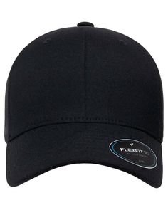 Adult NU Hat - BLACK - S/M | Flexfit Adult NU Hat in Black Size Small/Medium | Polyester/Rayon/Spandex Sport Hat, Panel Hat, Sweatshirt Fabric, Mesh Cap, Fitted Caps, Crew Sweatshirts, Custom Embroidery, Beanie Hats, Dad Hats