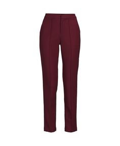 in stock Chic Stretch Burgundy Pants, Classic Fitted Burgundy Bottoms, Burgundy Stretch Pants For Workwear, Chic Burgundy Workwear Pants, Elegant High Waist Burgundy Bottoms, Chic Stretch Burgundy Bottoms, Burgundy Straight Pants For Workwear, Burgundy Straight Pants For Work, Burgundy Straight Work Pants