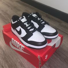 Questions? Leave A Comment Below! Panda Nike, Nike Panda Dunks, Nike Panda, Panda Dunks, Nike Slippers, Grey Sweats, Wardrobe Ideas, Shoes Nike, Dream Room