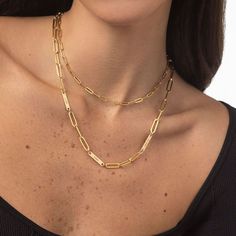 Size Guide Safety Policy Care InstructionsA gold chain necklace perfect for layering, this piece can be customized with dainty charms to create a unique look each time you wear it. This is a sign to add this to your collection (or give as a gift to your loved one).14K Solid Gold: 14K solid gold is a timeless metal. It keeps its look forever without oxidizing or changing its color, making it a must-have in your collection.Customize Me! Personalize your chain with 1-4 charms.How To Make It Yours: Ivy Name, Safety Policy, Paperclip Chain Necklace, Figaro Chain Necklace, Color Making, The Ivy, Yellow Gold Chain, Gold Chain Necklace, Initial Charm