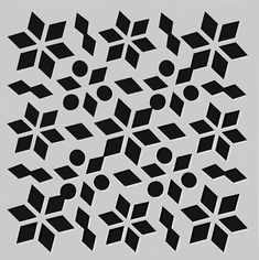 an image of some black and white shapes