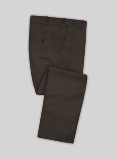 Delve into the epitome of sophistication with our Marco Stretch Coffee Brown Wool Pants, a pivotal enhancement for your distinguished wardrobe. Expertly crafted from pure wool, these pants introduce a harmonious fusion of slender, supple tones and a solid, rich brown finish. Immerse yourself in timeless elegance as you don this meticulously tailored ensemble, delivering a unique statement. #studiosuits #mensfashionpost #wool #woolpants #woolblend #bespoke #menswerdaily #tailoringservice #timelessfashion Luxury Brown Dress Pants With Pockets, Luxury Tailored Brown Bottoms, Luxury Brown Full-length Dress Pants, Luxury Brown Modern Bottoms, Mens Wool Pants Dark Frank And Oak, Brown Fitted Ankle-length Pants, Fitted Brown Ankle-length Pants, Brown Wool Straight Pants, Brown Ankle-length Dress Pants With Welt Pockets