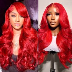 Red lace front wigs are a popular option for those who want to change up their look with a bold and vibrant hair color. They come in a variety of styles and lengths to suit different preferences and face shapes. Product Details Brand: Ishow Hair Hair Material: human hair from one donor Hair Color: Red Color Texture: Body Wave Length: 8-32 Inch Available (Hot Selling Length: 24&28 Inch) Density: 150%/180%/200% Hairline: pre-plucked Can Be Dyed: yes, please dye into professional way. Straps: adjus Red Lace Front Wigs, Lace Front Wigs Body Wave, Hd Lace Frontal Wigs, Wigs Body Wave, How To Wear A Wig, Vibrant Hair, Hd Lace Frontal, Lace Frontal Wigs, Wave Wig