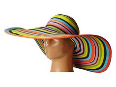 vacation hat! Trendy Multicolor Wide Brim Straw Hat, Trendy Multicolor Wide Brim Sun Hat, Trendy Multicolor Straw Hat For Spring, Trendy Multicolor Adjustable Straw Hat, Trendy Multicolor Flat Brim Sun Hat, Spring Multicolor Sun Hat With Flat Brim, Fun Multicolor Wide Brim Hat, Adjustable Wide Brim Multicolor Sun Hat, Trendy Multicolor Short Brim Hat