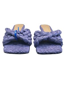 Brand: BOTTEGA VENETA Style: SANDALS LUXURY DESIGNER Color: PURPLE Size: 6.5 SKU: 311-31123-15912 CONDITION: GENTLY USED Designer Synthetic Sandals For Beach, Purple Flat Heel Beach Sandals, Designer Slip-on Mules For Beach, Purple Closed Toe Sandals For Vacation, Designer Open Heel Beach Sandals, Designer Purple Sandals For Summer, Designer Open Heel Sandals For Beach, Designer Purple Open Toe Sandals, Purple Summer Mules