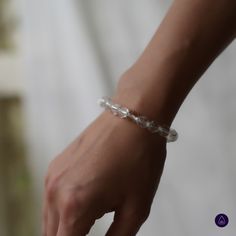 100% AUTHENTIC | HIGH GRADE | USA | 3 DAYS FREE SHIPPING | ASANA ♥ Clarity ♥ Purity ♥ Positive Energy ♥ Amplification ♥ Well-being ♥ CLEAR QUARTZ BRACELET--a timeless and versatile accessory that embodies clarity, purity, and positive energy. Crafted from natural Clear Quartz, each bead in this bracelet radiates a pristine transparency that symbolizes clarity of mind and spirit. Clear Quartz is known as the "master healer" and is revered for its ability to amplify energy, enhance intuition, and Adjustable Faceted Crystal Bracelet With Round Beads, Adjustable Crystal Bracelet For Everyday, Adjustable Spiritual Crystal Bracelet For Everyday Wear, Elegant Adjustable Gemstone Beads Crystals, Adjustable Crystal Bracelet With Gemstone Beads For Everyday, Adjustable Everyday Crystal Bracelet With Gemstone Beads, Everyday Adjustable Crystal Bracelet With Gemstone Beads, Adjustable Faceted Crystal Bracelet, Adjustable Faceted Round Crystal Bracelet