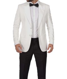 Two Button Ivory Tux For Men
Elevate your formal style with the Men's Peak Lapel Ivory Tuxedo Jacket. Crafted for sophistication, this classic tuxedo jacket showcases a harmonious blend of elegance and timeless charm. The peak lapel design adds a touch of refinement, making it suitable for weddings, galas, and upscale events. Whether you're the groom or a guest, this jacket ensures you make a memorable entrance. Elevate your formal look with the Men's Peak Lapel Ivory Tuxedo Jacket. Tux For Men, Mens Grey Suit, Ivory Tuxedo, White Tuxedo Jacket, Bond Suits, Blue Three Piece Suit, Black Pinstripe Suit, White Tux, Blue Suit Men