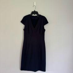 New Without Tags Brooks Brothers Navy Dress Size 4 Sleeveless V-Neck Chest- 17” Length- 39” Lined V-neck Mini Dress For Work, Fitted V-neck Dress For Work, Formal V-neck Lined Midi Dress, Sleeveless V-neck Dress For Workwear In Spring, Blue Sleeveless V-neck Dress For Work, Blue V-neck Midi Dress For Work, Blue V-neck Dress For Work, Elegant Blue V-neck Sleeveless Dress, V-neck Lined Sleeveless Dress For Formal Occasions