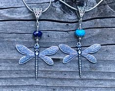 Antique silver dragonfly pendant necklace with chain and your choice of either turquoise or lapis lazuli gemstone. Are you a lover of all things dragonfly? Dragonfly is the bringer of visions of power. Flighty and carefree dragonflies symbolize whirlwind, swiftness and activity. They are also thought to bring good luck. This beautiful dragonfly pendant will definitely bring joy to your life. It's very lightweight and unique. The sterling silver plated dragonfly is hand cast in the United States. Nickel-free Adjustable Dragonfly Jewelry, Hypoallergenic Sterling Silver Dragonfly Jewelry, Handmade Silver Dragonfly Jewelry, Dragonfly Shaped Sterling Silver Jewelry Gift, Sterling Silver Dragonfly Jewelry Gift, Nickel-free Sterling Silver Dragonfly Jewelry, Handmade Sterling Silver Dragonfly Jewelry, Nickel-free Blue Dragonfly Jewelry, Spiritual Dragonfly Jewelry Gift