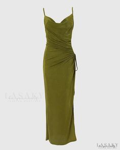 Lasaky - Spaghetti Straps Ruched Evening Dress with Drawstring Dress Size Chart, Olivia Mark, Dresses Xs, Evening Dress, One Shoulder Formal Dress, Evening Gowns, Dresses For Sale, Sleeve Styles, New Dress