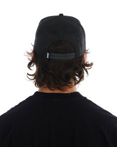 BLACK CANVAS TRUCKER HAT WITH PLAYERS MOTIF ON FRONT 57% COTTON 43% NYLON MIRACLE STAR MOTIF EMBROIDERED ON FRONT ADJUSTABLE SNAP CLOSURE ONE SIZE FITS MOST Black Trucker Snapback Hat For Streetwear, Black Trucker Baseball Cap For Streetwear, Black Flat Brim Trucker Hat For Streetwear, Black Trucker Hat With Curved Brim For Streetwear, Black Urban Trucker Hat With Curved Brim, Urban Black Trucker Hat With Curved Brim, Urban Black Snapback Trucker Hat, Urban Black 5-panel Trucker Hat, Urban Black Trucker Hat With Flat Brim