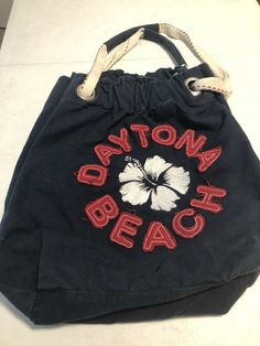 Daytona Beach Bag Tote Big Bag Cute Bookbag Bag. Condition is Pre-owned. Shipped with USPS Priority Mail. Big Bag, Bag Cute, Daytona Beach, Big Bags, Beach Tote Bags, Fit Inspo, Fitness Inspo, Beach Bag, Priority Mail