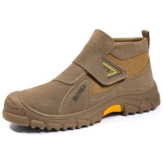 PRICES MAY VARY. Anti-smash: Steel toe shoe can resist 200J of instant impact and 15000N of static compression pressure. The protective effect of the steel toe cap meets the impact and compression standards of EN ISO20345:2011. Anti-puncture: Work shoes have a built-in Kevlar midsole that can withstand 1,100N of instantaneous puncture force, which is lighter and softer than the steel plate, and can protect the soles of the feet from sharp objects. Welding Shoes: Steel toe work shoes are made of Wear-resistant Leather Work Boots For Outdoor, Outdoor Work Boots With Steel Toe And Slip-on Design, Outdoor Slip-on Work Boots With Steel Toe, Rugged Wear-resistant Brown Work Boots, Wear-resistant Leather Work Boots For Hiking, Brown Wear-resistant Work Boots For Outdoor, Wear-resistant Round Toe Work Boots For Outdoor, Brown Wear-resistant Work Boots With Round Toe, Rugged Wear-resistant Work Boots For Outdoor