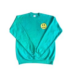 ⚡️ Drew House replica cotton sweater. Compared to prices $125+ ⚡️ - Eco friendly Cotton  - Multiple color options  - Fast Shipping  - Made to order Retro Green Cotton Sweater, Green Cotton College Sweater, Green Crew Sweatshirt With Screen Print, Green Cotton Sweatshirt With Screen Print, Green Cotton Screen Print Sweatshirt, Green Crew Neck Sweater With Letter Print, Green Relaxed Fit Sweatshirt With Screen Print, Green Sweatshirt With Screen Print For Fall, Green Letter Print Crew Sweater