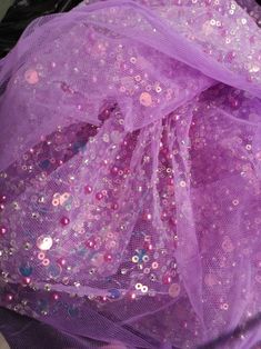 Purple Sequin Fabric With Rhinestones For Party, Princess Style Sequin Dress For Wedding, Purple Sequin Dress For Wedding, Pink Embellished Sequin Fabric For Prom, Embellished Purple Sequin Fabric In Glamorous Style, Embellished Purple Sequin Fabric For Glamorous Style, Embellished Purple Sequin Fabric For Glamorous Designs, Pink Sequin Fabric With Pearl Embroidery For Party, Iridescent Dress