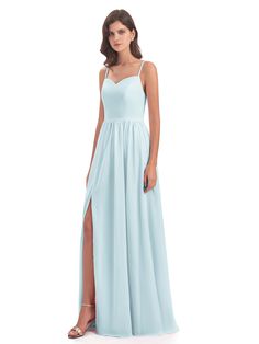 Mist Sky Blue Bridesmaid Dresses, Bridesmaid Dresses Chiffon, Bridesmaid Dresses Uk, Bridesmaid Dresses Long, Simple Bridesmaid Dresses, Affordable Bridesmaid Dresses, Chiffon Bridesmaid Dresses, Long Bridesmaid Dress, Dress Order