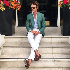 Casual Summer Wedding Outfit, Summer Wedding Men, Spring Wedding Outfit