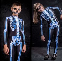 SHIPPING WORLDWIDE Secure Payments ViaPayPalCreditCard ⭐Fast refund Guarantee. 91.2% Of Customers Are Buying 2 PCS or more. Welcome to the Halloween World! If you are looking for your Halloween costume, you will find it here! Surprise your friends with this skull bodysuit. This is something for your inner spirit animal, which is just waiting to be seen. The badass full bodysuit is a perfect embodiment of your original taste in clothing, as it hugs your curves makes a total statement piece. It ha Skeleton Costume Kids, Skeleton Bodysuit, Full Bodysuit, Online Store Design, Skeleton Costume, Uv Black Light, Full Body Suit, Lycra Fabric, Family Halloween Costumes