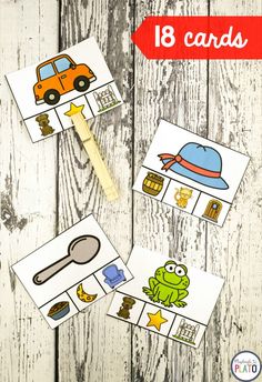 these printable cards are perfect for toddlers to practice counting and matching numbers with their own pictures