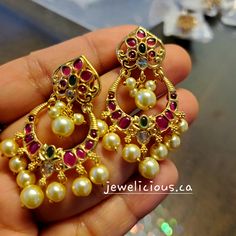 Real Kemp Stone Traditional Bali. They are handcrafted with kemp stones & exclusive pearl hangings. Pushpin-type closures. Premium quality.gold finish. Push Pin, Gold Design, Gold Finish, Jewelry Earrings Dangle, Bali, Dangle Drop Earrings, Premium Quality, Pearl Earrings, Dangle Earrings