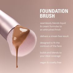 my vegan and cruelty-free face brush trio seamlessly blends any liquid or cream makeup to an airbrushed finish. use the foundation brush 01 for foundation, blush, bronzer, or highlighter. use the concealer brush 02 to spot conceal or blend hard-to-reach areas. and use the skin tint brush 03 for a more natural finish and easy clean-up around the brows and lips. - Kylie Cosmetics. Glow Balm, Brow Kit, Skin Tint, Face Makeup Brush, Cream Makeup, Eye Mascara, Lip Crayons, Lip Butter, Moisturizing Serum