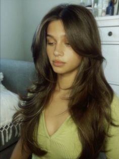 Machiaj Smokey Eyes, Hair Inspiration Long, Haircuts For Wavy Hair, Long Brown Hair, Haircuts For Medium Hair