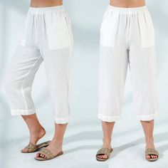 Linen Pants Women with Pockets | Casual Dress | Linen Pants Relaxed Fit | Elastic Waist Pants - 1015 - Mothers Day Gift - Gift for HerUnlike a lot of the linen pants online, this pure linen pant is natural, handmade with care and designed for the modern woman.  So much so, that this relax linen pant even has pockets for easy storage of your phone, and other on-hand essentials.  When you want a summer pant that does it all. Look no further for practical linen pants for women.Every pant is made by Non-stretch Capri Bottoms With Pockets, White Harem Pants With Pockets For Loungewear, Linen Capri Pants With Pockets, Casual White Capri Pants, White Relaxed Fit Capris With Pockets, White Wide Leg Capris For Loungewear, White Capris With Pockets For Loungewear, White Relaxed Fit Capris With Elastic Waistband, Casual White Wide-leg Capris