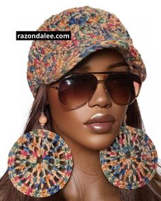 Autumn Jackson Chunky Crochet Baseball Cap by Razonda Lee Razondalee - Etsy Crochet Baseball, Chunky Crochet, Bronx, Trucker Cap, Baseball Cap, Caps Hats, Accessories Hats, Beauty Book, Art Collection