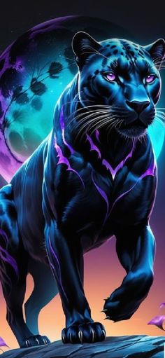 Female Black Panther Tattoo, Golden Tiger Wallpaper, Fantasy Panther, Tiger Quotes Inspiration, Tiger Pfp, Golden Tigers, Lion Live Wallpaper