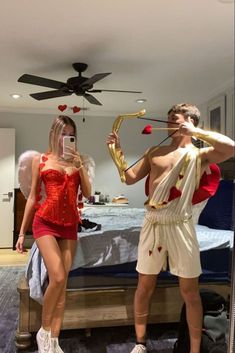 sexy couples Halloween costumes Halloween Costume Couple, Halloween Fits, Unique Couple Halloween Costumes, Halloween Couples, Classy Halloween Costumes, Couples Outfits, Hot Halloween Outfits, Couple Costumes