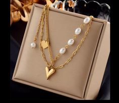 Suitable as a gift, can be worn daily, very beautiful necklaces.  amazing quality, excellent price ratio, will make every woman feel special. Stainless Steel Pearl Heart Butterfly Cross Pendant Necklace For Women Fashion Girls Clavicle Chain Jewelry Gifts. When placing an order, you must specify your phone number.  otherwise the parcel will not be sent. White Chain Necklace For Valentine's Day Gift, White Clavicle Chain Necklace For Valentine's Day, Elegant Metal Chain Necklace For Mother's Day, Mother's Day Heart Necklace With Chain, Heart Necklace With Chain For Mother's Day Gift, Elegant White Heart Necklace With Chain, Chain Necklace For Valentine's Day Gift, Valentine's Day Charm Necklaces As Gifts, Valentine's Day Chain Necklace Gift