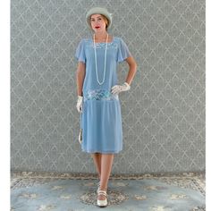 1920s Outfit Ideas, 1920s Outfit, 1920s Day Dress, Downton Abbey Dress, High Tea Dress, Great Gatsby Dress, Downton Abbey Dresses, Charleston Dress, 20s Dresses