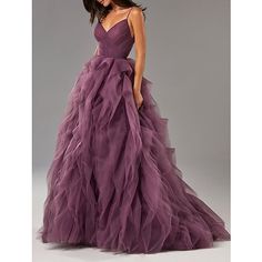 Silhouette:Ball Gown; Hemline / Train:Sweep / Brush Train; Closure:Zipper UP; Built-In Bra:Yes; Embellishment:Ruffles,Pure Color; Fabric:Tulle; Sleeve Length:Sleeveless; Tips:Colors may vary slightly due to different monitor settings,Professional dry cleaner only; Boning:Yes; Style:Beautiful Back,Puffy,Elegant,Open Back; Occasion:Prom,Formal Evening; Neckline:Spaghetti Strap,V Neck; Front page:Prom Dresses; Listing Date:03/26/2022; Bust:; Hips:; Hollow to Floor:; Waist: Tulle Bodice, Tulle Maxi Skirt, Elegant Prom, Exquisite Gowns, Spaghetti Strap Prom Dress, Formal Evening Dress, Misty Rose, فستان سهرة, Prom Formal