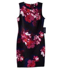 Nwt Tommy Hilfiger Dress. Gorgeous Floral Design. Navy/Black Background With Pink/Orange/White Flowers. Zipper Back. * Size 10 * Nwt * 91% Polyester, 9% Spandex Approximate Measurements * Length 37.5” * Under Arms 18” Bundle On Multiple Items. Fast Shipping. Top Rated Seller! Spring Dress Summer Dress Wedding Guest Dress Church Dress Work Dress Sheath Dress Tank Dress Sleeveless Dress Corporate Dress Sleek Dress Orange White Flowers, Summer Dress Wedding Guest, Summer Dress Wedding, African Bridesmaid Dresses, Corporate Dress, Sleek Dress, Church Dress, Dress Work, Dress Wedding Guest