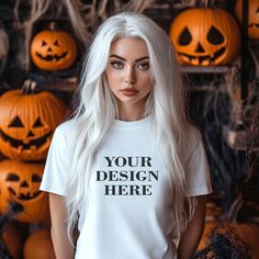 White Short Sleeve T-shirt For Halloween, White Halloween T-shirt With Custom Print, White Halloween T-shirt With Sublimation Print, Halloween White T-shirt With Sublimation Print, White T-shirt With Custom Halloween Print, Halloween Custom Print White T-shirt, Customizable Short Sleeve Halloween T-shirt, Customizable Halloween T-shirt, File Image