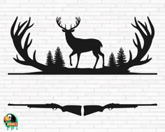 Antler Wreath Silhouette, Cricut Svg Files Free Hunting, Female Hunter Decal, Hunting Svg Shirts, Hunting Silhouette Designs, Hunting Cricut Ideas, Cricut Hunting Projects, Deer Svg Free Cricut, Deer Stencils