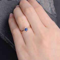 "Natural Sapphire Engagement Ring Rose Gold Solitaire Infinity Curved Anniversary Promise Ring Eternity Women Bridal Birthstone September To see the same design with other stone: https://www.etsy.com/listing/527313120 https://www.etsy.com/listing/558168121 ITEM INFORMATION Metal Type - Solid 14k Rose Gold Band Width - (approx. 2.4mm) Center Stone - 4mm Round Cut Natural Sapphire Color- Blue **Stone Replacement** Available with any other gemstones, please feel free to contact me for a quote. **Me Infinity Shaped Promise Jewelry With Diamond Accents, Elegant Sapphire Stackable Rings For Anniversary, Infinity Jewelry With Diamond Accents For Promise, Infinity Promise Jewelry With Diamond Accents, Fine Jewelry With Infinity Gemstone, Fine Jewelry With Gemstone In Infinity Shape, Infinity Gemstone Fine Jewelry, Minimalist Sapphire Jewelry For Anniversary, Rose Gold Sapphire Promise Ring With Birthstone