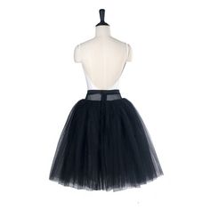 The perfect Romantic practice skirt to rehearse any Romantic ballet like Giselle Act II, les Sylphides, La Sylphide , Waltz of the Flowers or other. This professional, knee-length tutu skirt features layers of English fine tulle, mesh waistband and hooks and eyes closure (Top not included). Available in sizes Adult XS, S, M, L and XL. Colors: white Delivery time: 4 to 5 weeks Price: $ 230 + shipping Fitted Tulle Evening Skirt, Fitted Tulle Skirt For Evening, Elegant Tulle Skirt For Cocktail, Elegant Black Tulle Petticoat, Party Fitted Balletcore Petticoat, Party Knee-length Tulle Bottoms, Elegant Full Skirt Tulle Bottoms, Party Bottoms With Knee-length Tulle Skirt, Elegant Tulle Dress For Dance