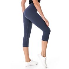 Item Type: Yoga Capris Gender: Women Material: Nylon, Spandex, Polyester Closure Type: Elastic Waist Package Includes: 1 x Pc Size Info: Size (cm / inch) Waist Hip XXS 57 / 22.44 84 / 33.07 XS 62 / 24.41 89 / 35.04 S 67 / 26.38 94 / 37.00 M 72 / 28.35 99 / 38.98 L 77 / 30.31 104 / 40.94 XL 82 / 32.28 109 / 42.91 Blue Breathable Nylon Yoga Pants, Breathable Blue Nylon Yoga Pants, Breathable Nylon Blue Yoga Pants, Blue Fitted Nylon Yoga Pants, Blue Nylon Yoga Pants For Pilates, Fitted Blue Nylon Yoga Pants, Blue Nylon Yoga Pants For Training, High Stretch Capris For Pilates, Breathable Blue Yoga Pants