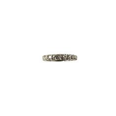 Vintage 18 Karat White Gold Diamond Eternity Band Ring Size 6 Jagi Certified- This Sparkling Eternity Band Features Twenty-Three Round Single Cut Diamonds Set In Beautifully Detailed 18k White Gold. Width: 3 Mm. Total Diamond Weight: .95 Ct. Diamond Color: H-I Diamond Clarity: Vs2-I2 Ring Size: 6 Weight: 2.2 Gr./ 1.4 Dwt. Tested 18k Gold. Jagi Certificate Included. Very Good Condition, Professionally Polished. Will Come Packaged In A Gift Box Or Pouch (When Possible) And Will Be Shipped U.S. Priority Mail Insured. Dv032723/17kcs Gold Diamond Eternity Band, Diamond Eternity Band, Eternity Band Ring, Eternity Band Diamond, Diamond Eternity, Eternity Band, Diamond Color, Diamond Clarity, Eternity Bands