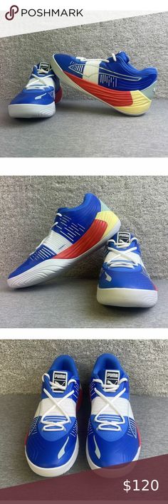 [195514-02] PUMA FUSION NITRO Basketball Shoes New In Box‎ Sz 10 Mens