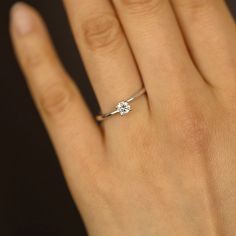 JSVConcepts Fine Jewelry Moissanite Engagement Ring, 0.24 Carat 4.0mm Round Brilliant Cut Engagement Ring, Engagement Ring with Moissanite, Proposal Promise Rings ≫ Product Details ◈ Handmade / Handcrafted Fine Jewelry ◈ Ring Thickness: 1.5mm ~ 2.0mm ◈ 4 Prong setting ◈ Moissanite Color Grade: D E F ◈ Moissanite Clarity Grade: VVS1 ◈ Cut: Brilliant Cut ◈ Metal: 14K Solid Gold (18K also available - Additional fees may apply) ◈ Gold Color: White gold, Rose gold, Yellow gold ≫ Please read our FAQ b Minimalist White Gold Diamond Ring With Round Cut, Minimalist White Gold Diamond Ring, Minimalist White Gold Diamond Ring With Brilliant Cut, Minimalist White Gold Brilliant Cut Diamond Ring, Minimalist Vvs Clarity Round Cut Ring, Minimalist 14k White Gold Diamond Ring With Vvs Clarity, Minimalist Diamond Ring With Vvs Clarity And Round Cut, Minimalist Brilliant Cut Cubic Zirconia Wedding Ring, Minimalist Round Cut Diamond Ring With Vvs Clarity