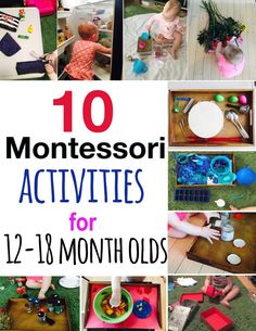 At Home Activities For One Year Old, Montessori Infant Activities, 12-18month Old Activities, Preprimary Activities, One Year Old Activities, Toddler Montessori Activities, Maluchy Montessori, Montessori Toddler Activities