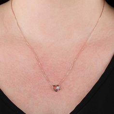 A tri-petal diamond flower rests atop a petite open heart in this sweet, delicate necklace. Gold Diamond Heart Necklace, Diamond Heart Necklace, Heart Necklace Diamond, Diamond Flower, Open Heart, Rose Gold Diamonds, Delicate Necklace, Diamond Heart, Cleaning Jewelry